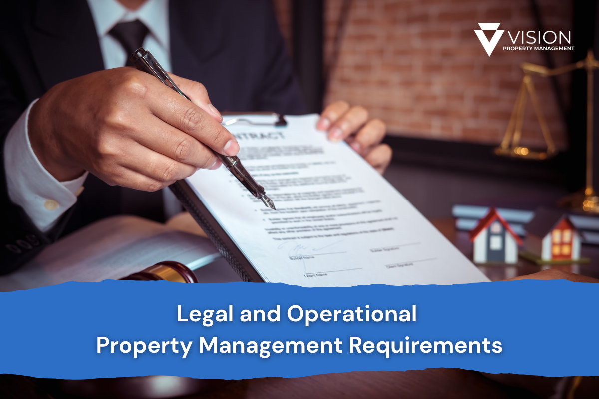 Meeting property management requirements with licensed professionals